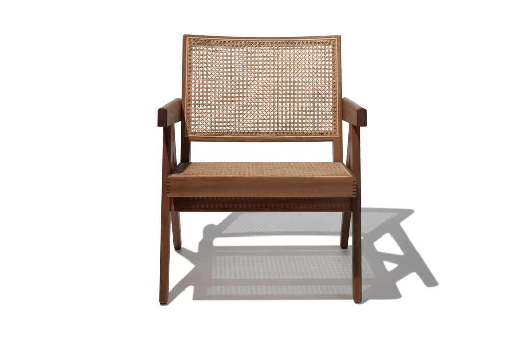 Compass Natural Cane Lounge Chair