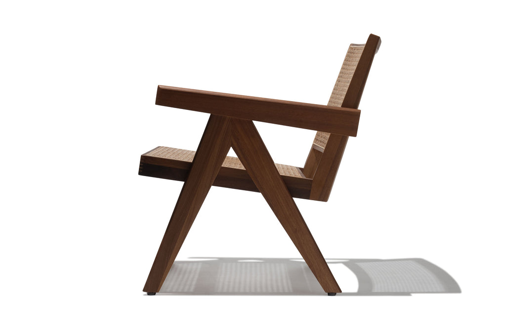 Compass Natural Cane Lounge Chair