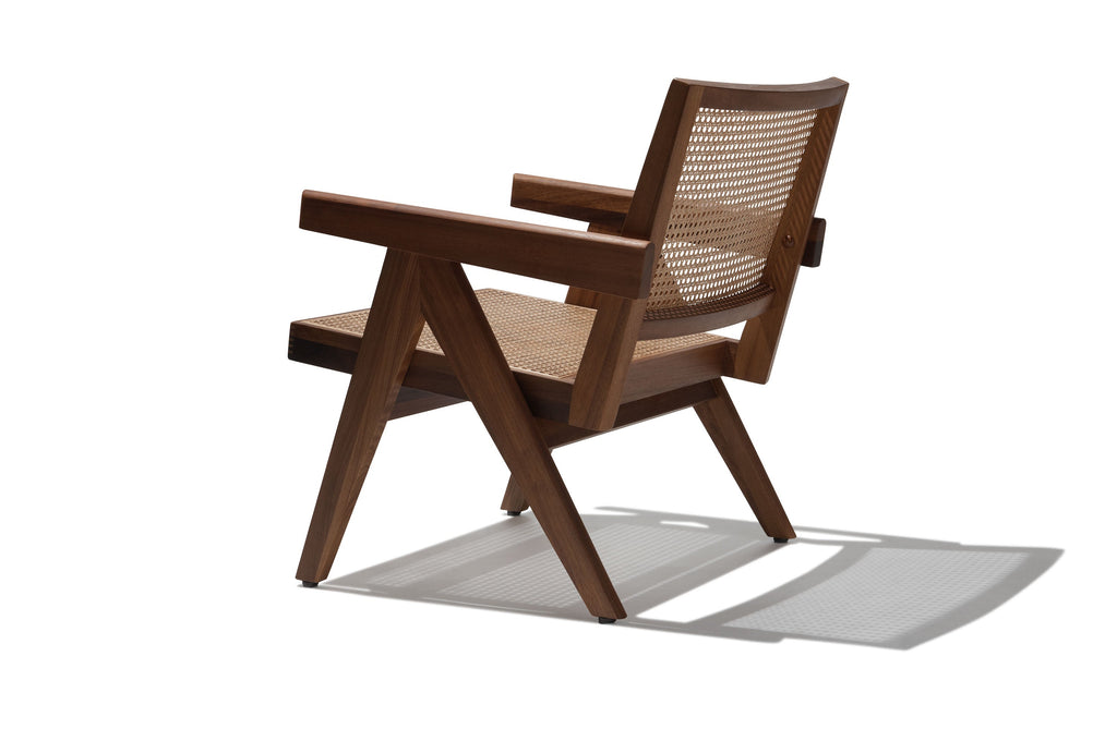 Compass Natural Cane Lounge Chair