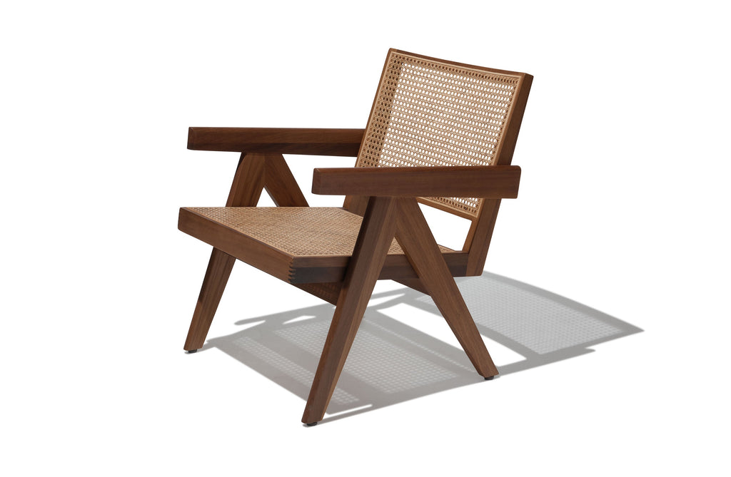 Compass Natural Cane Lounge Chair