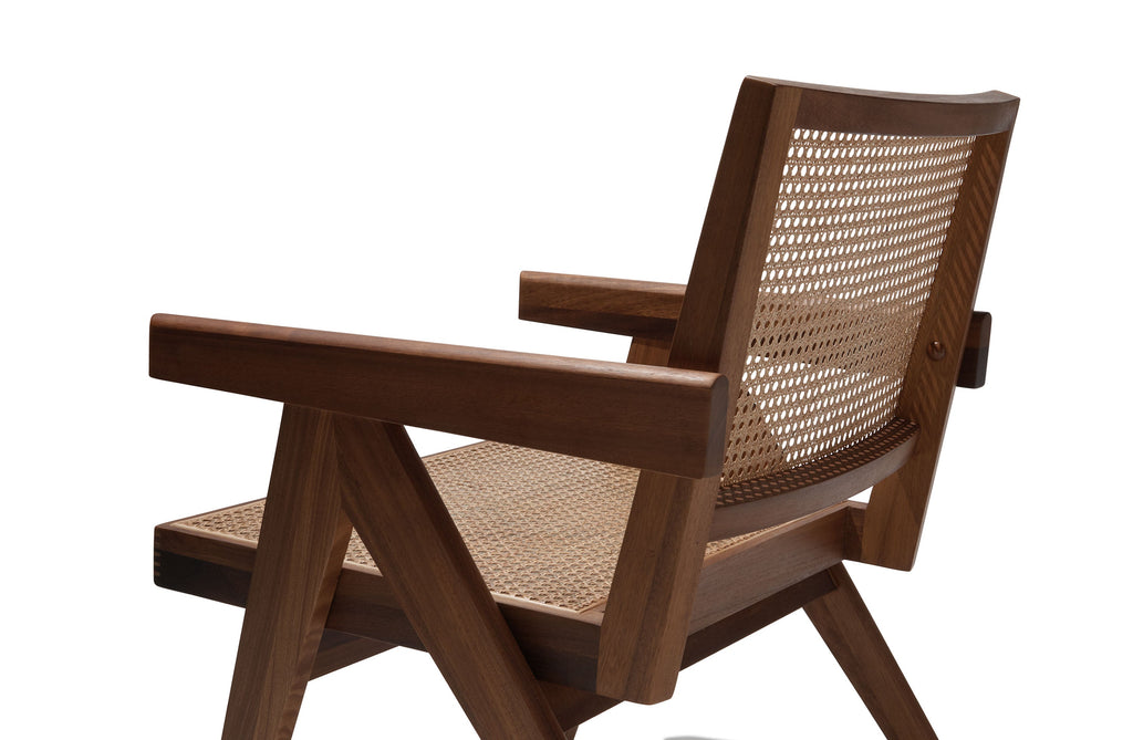 Compass Natural Cane Lounge Chair