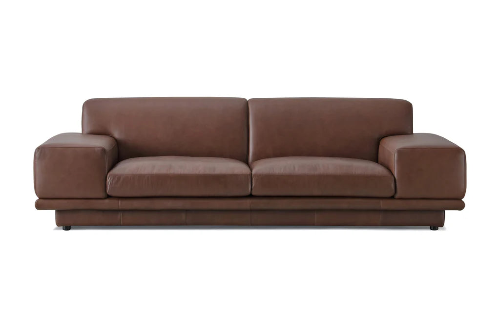 Brown Leather Sofa